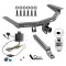 For 2014-2020 Acura MDX Trailer Hitch Tow PKG w/ 4-Flat Wiring + Extended 16" Long Ball Mount w/ 2" Drop + Pin/Clip + 2" Ball (Excludes: w/Full Size Spare Tire Models) By Draw-Tite
