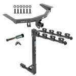 For 2014-2020 Acura MDX Trailer Hitch kit by: Draw-Tite For 2014-2020 Acura MDX Trailer Hitch Tow PKG w/ 4 Bike Carrier Rack + Hitch Lock (Excludes: w/Full Size Spare Tire Models) By Draw-Tite