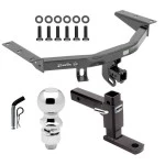 For 2016-2022 Honda Pilot Trailer Hitch Tow PKG w/ Adjustable Drop Rise Ball Mount + Pin/Clip + 2-5/16" Ball By Draw-Tite