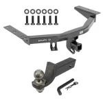 For 2016-2022 Honda Pilot Trailer Hitch Tow PKG + Interlock Tactical Starter Kit w/ 2" Drop & 2" Ball By Draw-Tite