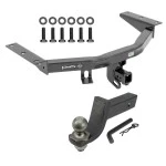 For 2016-2022 Honda Pilot Trailer Hitch Tow PKG + Interlock Tactical Starter Kit w/ 3-1/4" Drop & 2" Ball By Draw-Tite