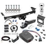 For 05-26 Nissan Frontier 09-12 Suzuki Equator Trailer Hitch Tow PKG w/ Pro Series Pilot Brake Control + Plug & Play BC Adapter + 7-Way RV Wiring + 2" & 2-5/16" Ball & Drop Mount By Draw-Tite