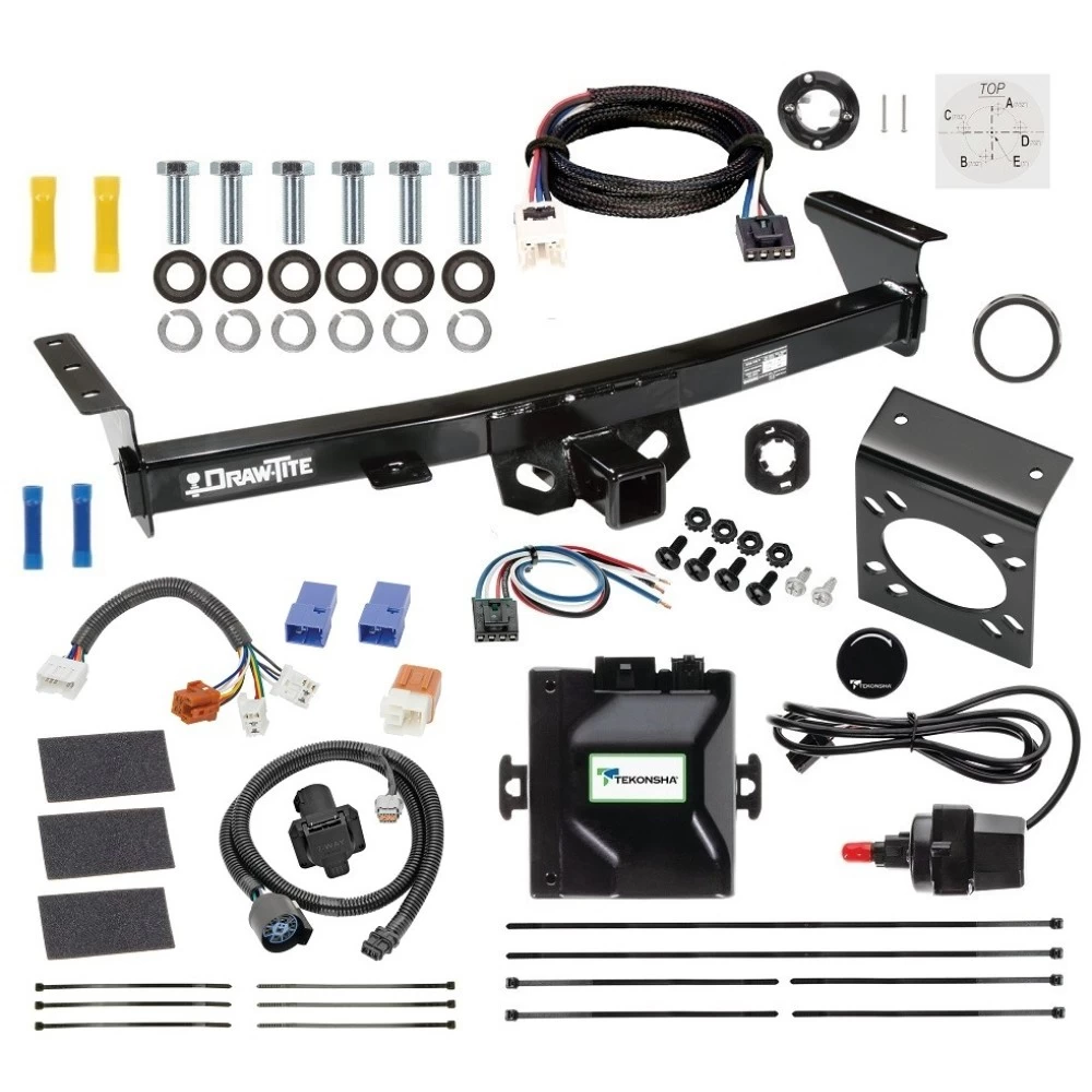 For 2005-2024 Nissan Frontier Trailer Hitch Tow PKG w/ Tekonsha Prodigy iD Bluetooth Wireless Brake Control + Plug & Play BC Adapter + 7-Way RV Wiring By Draw-Tite For 2005-2024 Nissan Frontier Trailer Hitch Tow PKG w/ Tekonsha Prodigy iD Bluetooth Wireless Brake Control + Plug & Play BC Adapter + 7-Way RV Wiring By Draw-Tite