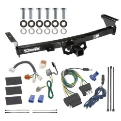 For 05-26 Nissan Frontier 09-12 Suzuki Equator Trailer Hitch Tow PKG w/ 5-Flat Wiring Harness By Draw-Tite