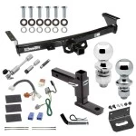 For 2005-2023 Nissan Frontier Trailer Hitch kit by: Draw-Tite For 2005-2023 Nissan Frontier Trailer Hitch Tow PKG w/ 4-Flat Wiring Harness + Adjustable Drop Rise Ball Mount + Pin/Clip + 2" Ball + 1-7/8" Ball + Dual Hitch & Coupler Locks By Draw-Tite