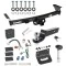 For 2005-2023 Nissan Frontier Trailer Hitch Tow PKG w/ 4-Flat Wiring + Starter Kit Ball Mount w/ 2" Drop & 2" Ball + Wiring Bracket + Hitch Lock + Hitch Cover By Draw-Tite