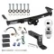 For 2005-2023 Nissan Frontier Trailer Hitch Tow PKG w/ 4-Flat Wiring + Ball Mount w/ 4" Drop + 2" Ball By Draw-Tite