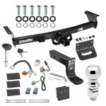 For 2005-2023 Nissan Frontier Trailer Hitch kit by: Draw-Tite For 2005-2023 Nissan Frontier Trailer Hitch Tow PKG w/ 4-Flat Wiring + Ball Mount w/ 4" Drop + 2-5/16" Ball + Wiring Bracket + Hitch Lock + Hitch Cover By Draw-Tite