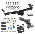 For 2005-2023 Nissan Frontier Trailer Hitch kit by: Draw-Tite For 2005-2023 Nissan Frontier Trailer Hitch Tow PKG w/ 4-Flat Wiring Harness + Dual Adjustable Drop Rise Ball Ball Mount 2" & 2-5/16" Trailer Balls + Pin/Clip + Wiring Bracket By Draw-Tite
