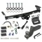 For 2005-2023 Nissan Frontier Trailer Hitch Tow PKG w/ 4-Flat Wiring + Interlock Tactical Starter Kit w/ 3-1/4" Drop & 2" Ball + Tactical Dogbone Lock + Wiring Bracket By Draw-Tite
