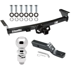 For 05-26 Nissan Frontier 09-12 Suzuki Equator Trailer Hitch Tow PKG w/ Ball Mount w/ 2" Drop + 2-5/16" Ball By Draw-Tite