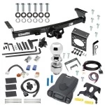 For 2005-2024 Nissan Frontier Trailer Hitch Tow PKG w/ 8K Round Bar Weight Distribution Hitch w/ 2-5/16" Ball + 2" Ball + Pin/Clip + Tekonsha Prodigy P3 Brake Control + Plug & Play BC Adapter + 7-Way RV Wiring By Draw-Tite For 2005-2024 Nissan Frontier Trailer Hitch Tow PKG w/ 8K Round Bar Weight Distribution Hitch w/ 2-5/16" Ball + 2" Ball + Pin/Clip + Tekonsha Prodigy P3 Brake Control + Plug & Play BC Adapter + 7-Way RV Wiring By Draw-Tite