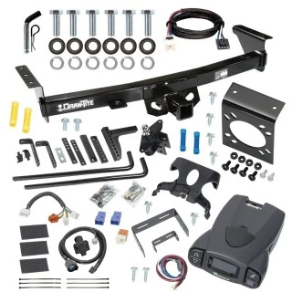 For 2005-2024 Nissan Frontier Trailer Hitch Tow PKG w/ 8K Round Bar Weight Distribution Hitch w/ 2-5/16" Ball + Pin/Clip + Tekonsha Prodigy P3 Brake Control + Plug & Play BC Adapter + 7-Way RV Wiring By Draw-Tite For 2005-2024 Nissan Frontier Trailer Hitch Tow PKG w/ 8K Round Bar Weight Distribution Hitch w/ 2-5/16" Ball + Pin/Clip + Tekonsha Prodigy P3 Brake Control + Plug & Play BC Adapter + 7-Way RV Wiring By Draw-Tite