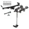 For 2005-2024 Nissan Frontier Trailer Hitch Tow PKG w/ 4 Bike Carrier Rack + Hitch Lock By Draw-Tite