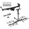 For 2005-2024 Nissan Frontier Trailer Hitch Tow PKG w/ 2 Bike Plaform Style Carrier Rack + Hitch Lock By Draw-Tite