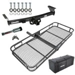 For 2005-2024 Nissan Frontier Trailer Hitch kit by: Draw-Tite For 2005-2024 Nissan Frontier Trailer Hitch Tow PKG w/ 60" x 24" Cargo Carrier + Cargo Bag + Hitch Lock By Draw-Tite