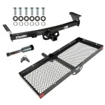 For 2005-2024 Nissan Frontier Trailer Hitch Tow PKG w/ 48" x 20" Cargo Carrier + Hitch Lock By Draw-Tite