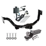 Trailer Tow Hitch For 07-09 KIA Sorento All Models Complete Package w/ Wiring and 2" Ball