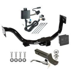 Trailer Tow Hitch For 07-09 KIA Sorento All Models Deluxe Package Wiring 2" Ball Mount and Lock
