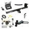 For 2011-2016 Chrysler Town & Country Trailer Hitch Tow PKG w/ 4-Flat Wiring Harness + Dual Ball Ball Mount 2" & 2-5/16" Trailer Balls + Pin/Clip +  Wiring Bracket By Draw-Tite