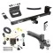 For 2011-2016 Chrysler Town & Country Trailer Hitch Tow PKG w/ 4-Flat Wiring Harness + Dual Adjustable Drop Rise Ball Ball Mount 2" & 2-5/16" Trailer Balls + Pin/Clip + Wiring Bracket By Draw-Tite