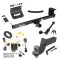 For 2011-2020 Dodge Grand Caravan Trailer Hitch Tow PKG w/ 4-Flat Wiring + Interlock Tactical Starter Kit w/ 3-1/4" Drop & 2" Ball + Tactical Dogbone Lock + Wiring Bracket By Draw-Tite