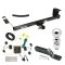 For 2008-2010 Chrysler Town & Country Trailer Hitch Tow PKG w/ 4-Flat Wiring + Ball Mount w/ 2" Drop + 2-5/16" Ball By Draw-Tite