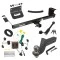 For 2008-2010 Dodge Grand Caravan Trailer Hitch Tow PKG w/ 4-Flat Wiring + Interlock Tactical Starter Kit w/ 3-1/4" Drop & 2" Ball + Tactical Dogbone Lock + Wiring Bracket By Draw-Tite