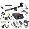 For 2008-2010 Dodge Grand Caravan Trailer Hitch Tow PKG w/ Pro Series POD Brake Control + Generic BC Wiring Adapter + 7-Way RV Wiring By Draw-Tite