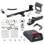 For 2011-2016 Chrysler Town & Country Trailer Hitch Tow PKG w/ Pro Series POD Brake Control + 7-Way RV Wiring + 2" & 2-5/16" Ball & Drop Mount By Draw-Tite