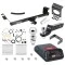 For 2011-2016 Chrysler Town & Country Trailer Hitch Tow PKG w/ Pro Series POD Brake Control + 7-Way RV Wiring + 2" & 2-5/16" Ball & Drop Mount By Draw-Tite