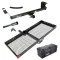 For 2008-2016 Chrysler Town & Country Trailer Hitch Tow PKG w/ 48" x 20" Cargo Carrier + Cargo Bag + Hitch Lock By Draw-Tite