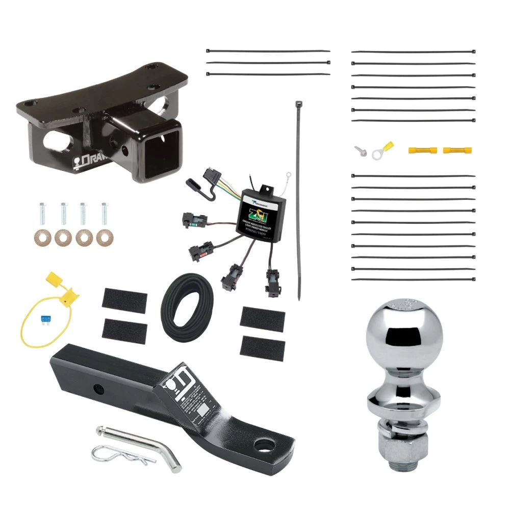 Trailer Tow Hitch For 22-23 Lexus GX460 Complete Package w/ Wiring and 1-7/8" Ball