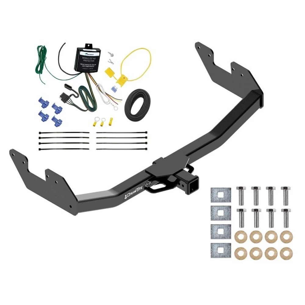 Trailer Tow Hitch For 16-23 Toyota Hilux All Models w/ Wiring Harness Kit