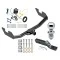 Trailer Tow Hitch For 16-23 Toyota Hilux All Models Complete Package w/ Wiring and 1-7/8" Ball