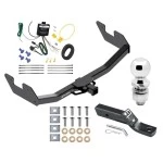Trailer Tow Hitch For 16-23 Toyota Hilux All Models Complete Package w/ Wiring and 2" Ball