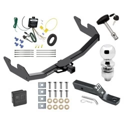 Trailer Tow Hitch For 16-23 Toyota Hilux All Models Deluxe Package Wiring 2" Ball and Lock