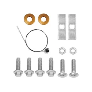 Trailer Tow Hitch For 15-23 Ford Transit 150 250 350 Platform Style 2 Bike Rack w/ Anti Rattle Hitch Lock