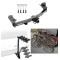 Trailer Hitch w/ 4 Bike Rack For 15-22 Chevy Colorado GMC Canyon Approved for Recreational & Offroad Use Carrier for Adult Woman or Child Bicycles Foldable