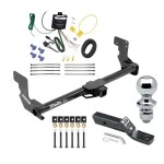 Trailer Tow Hitch For 16-23 Mercedes Metris All Models Complete Package w/ Wiring and 1-7/8" Ball