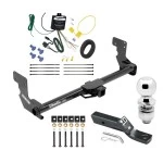 Trailer Tow Hitch For 16-23 Mercedes Metris All Models Complete Package w/ Wiring and 2" Ball