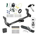 Trailer Tow Hitch For 16-23 Mercedes-Benz Metris Deluxe Package Wiring 2" Ball and Lock