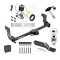 Trailer Tow Hitch For 16-23 Mercedes-Benz Metris Deluxe Package Wiring 2" Ball and Lock