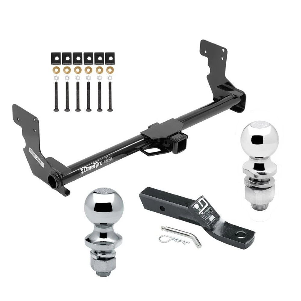 Trailer Tow Hitch For 16-23 Mercedes Metris Receiver w/ 1-7/8" and 2" Ball
