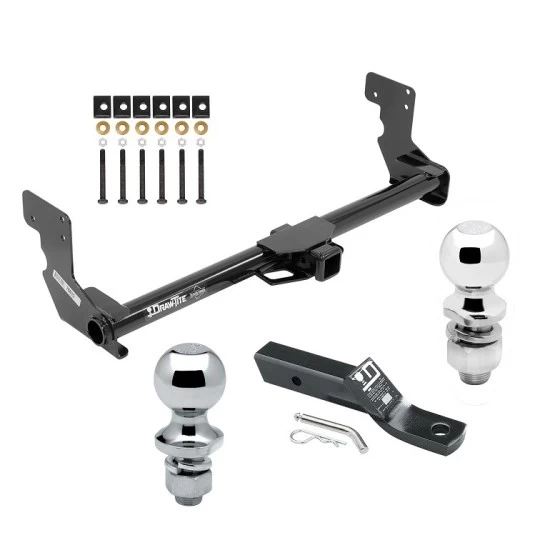 Trailer Tow Hitch For 16-23 Mercedes Metris Receiver w/ 1-7/8" and 2" Ball