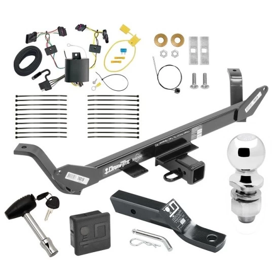 Trailer Tow Hitch For 16-17 BMW X1 Deluxe Package Wiring 2" Ball and Lock