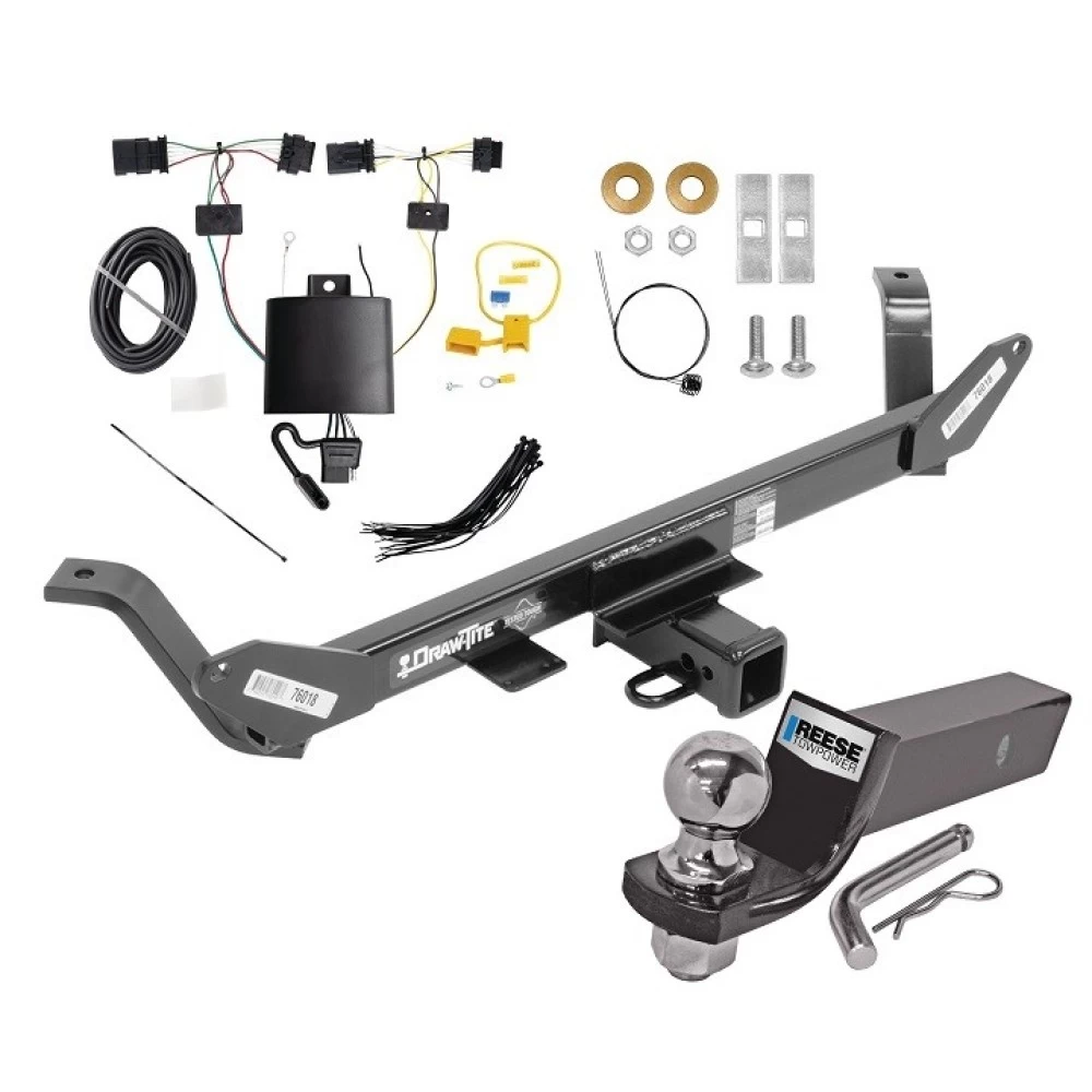 Custom Fit Trailer Hitch Wiring Harness (Plug & Play) 2" Drop Ball-Mount w/ Pin/Clip 2" Chrome Ball Installation Hardware Installation Instructions 76018 118843 21536 Draw-Tite Trailer Tow Hitch 20-23 BMW X1 Complete Package Wiring and 2&am Trailer Tow Hitch For 20-24 BMW X1 Complete Package w/ Wiring and 2" Ball