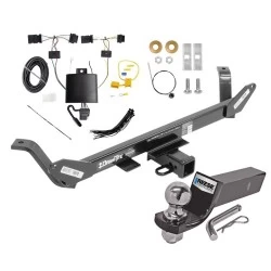 Trailer Tow Hitch For 20-22 BMW X1 w/o LED Taillights Complete Package w/ Wiring and 2" Ball