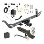 Trailer Tow Hitch For 20-22 BMW X1 w/o LED Taillights Deluxe Package Wiring 2" Ball Mount and Lock