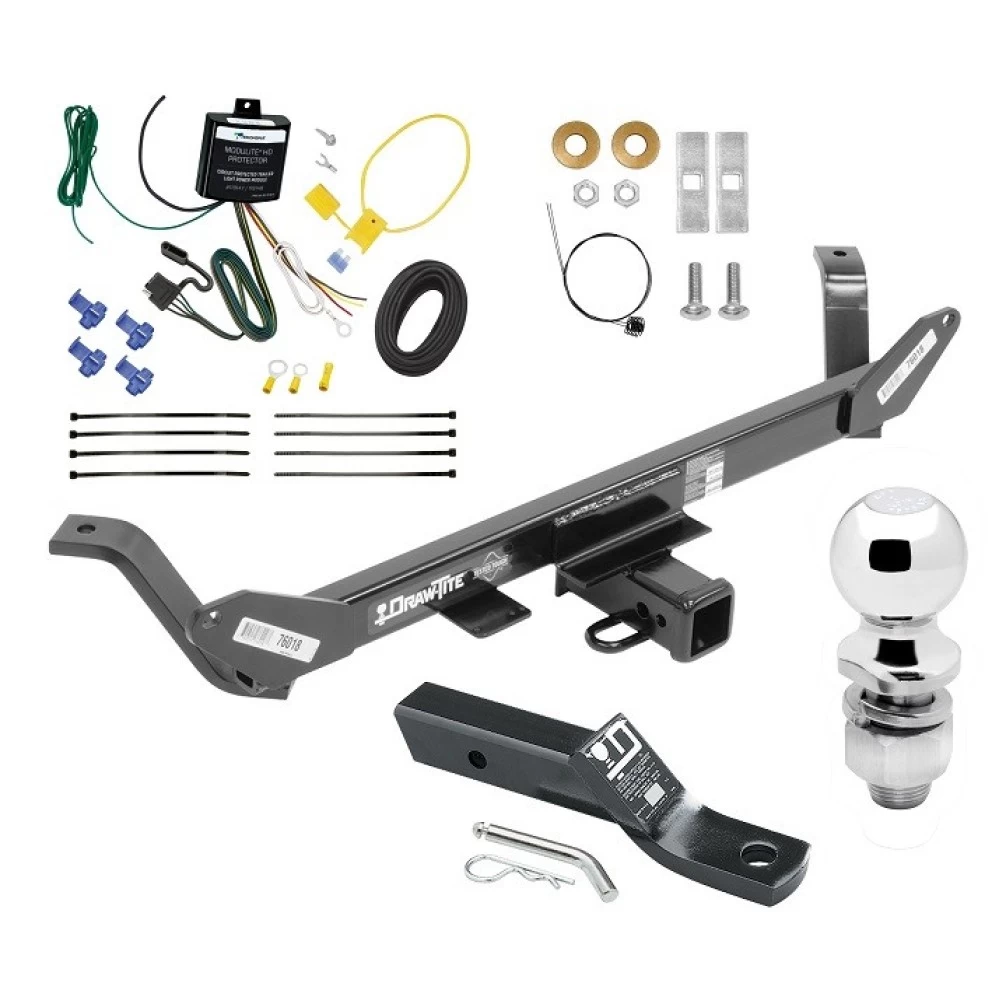 Trailer Tow Hitch For 23-27 BMW X1 All Models Complete Package w/ Wiring and 2" Ball